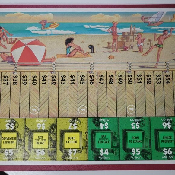 Advance To Boardwalk Replacement Board Beach Game Swim Building Property Empire - Picture 5 of 7